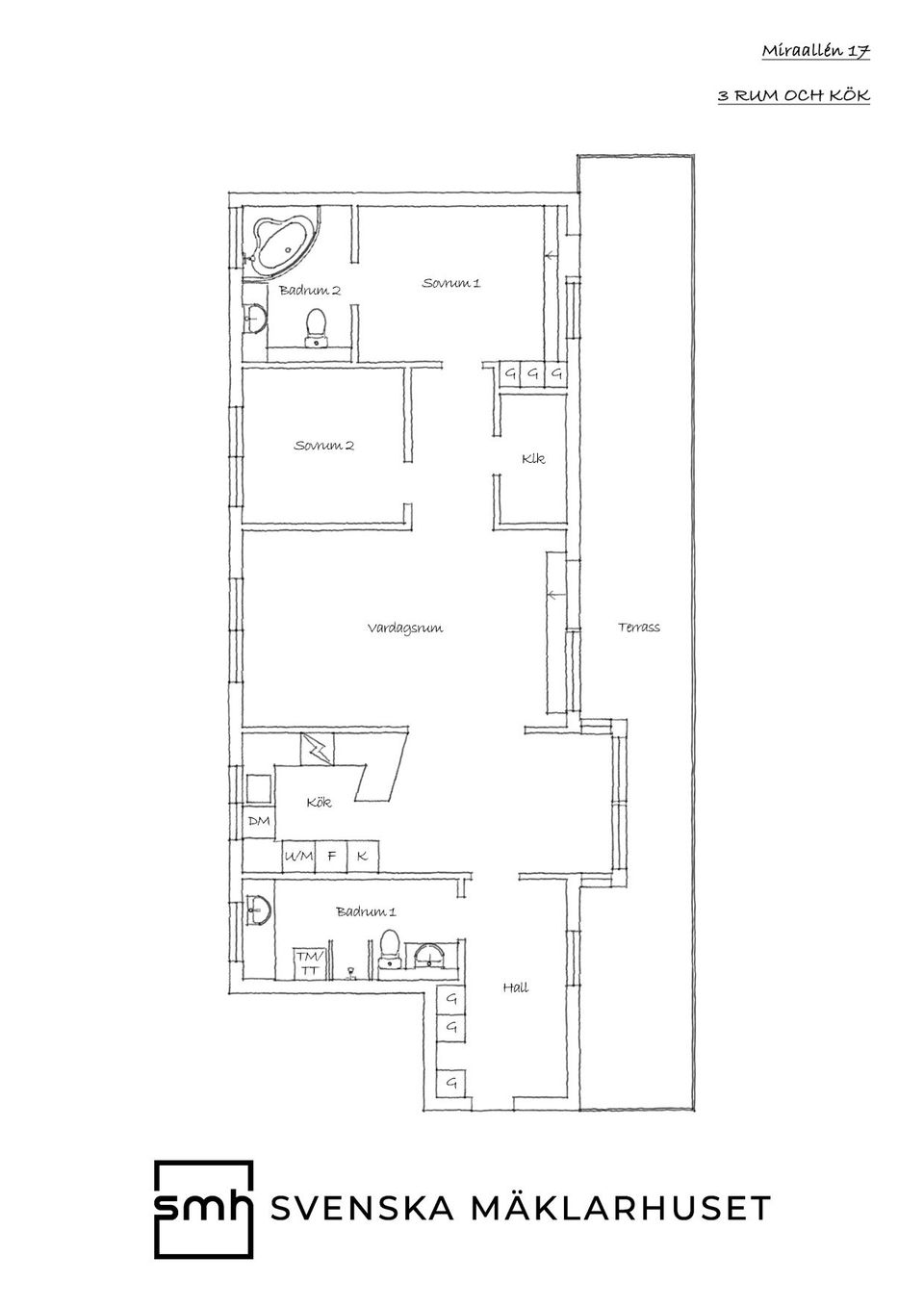 Bostadsrätt, Miraallén 17, Sannegårdshamnen, Göteborg