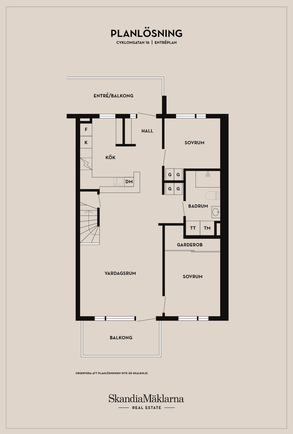Bostadsrätt, Cyklongatan 16, Västra Sjöstaden, Ystad