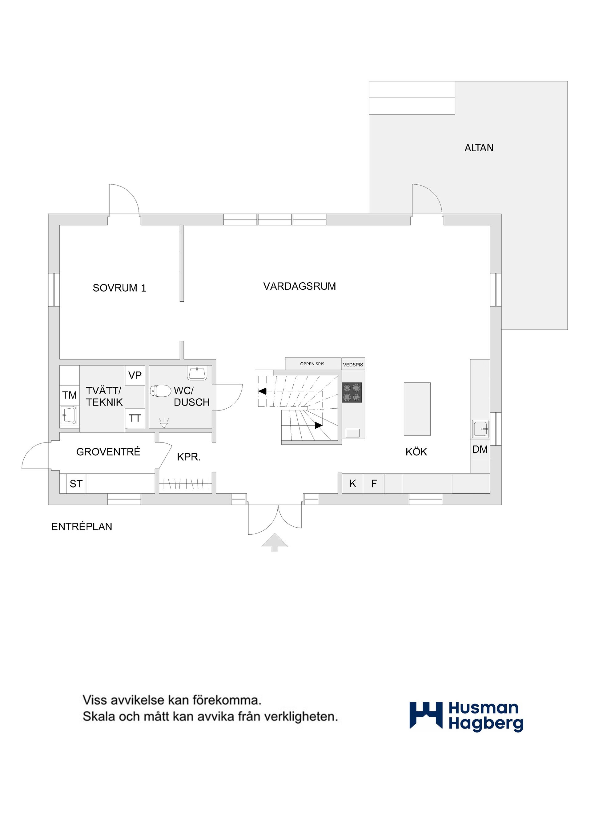 Villa, Riksvägen 125B, Röbäck, Umeå