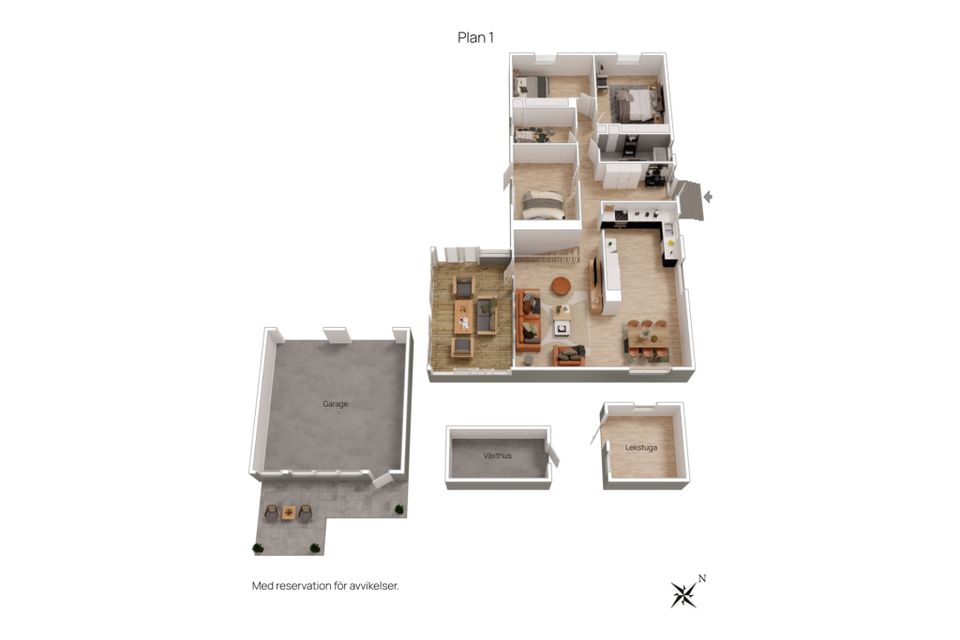 Villa, Nävestagatan 14, Ekeby-Gällersta, Kumla