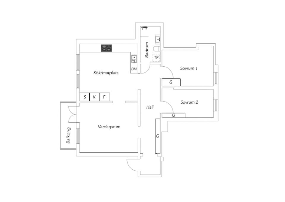Bostadsrätt, Adress dold tillsvidare, Ribersborg, Malmö