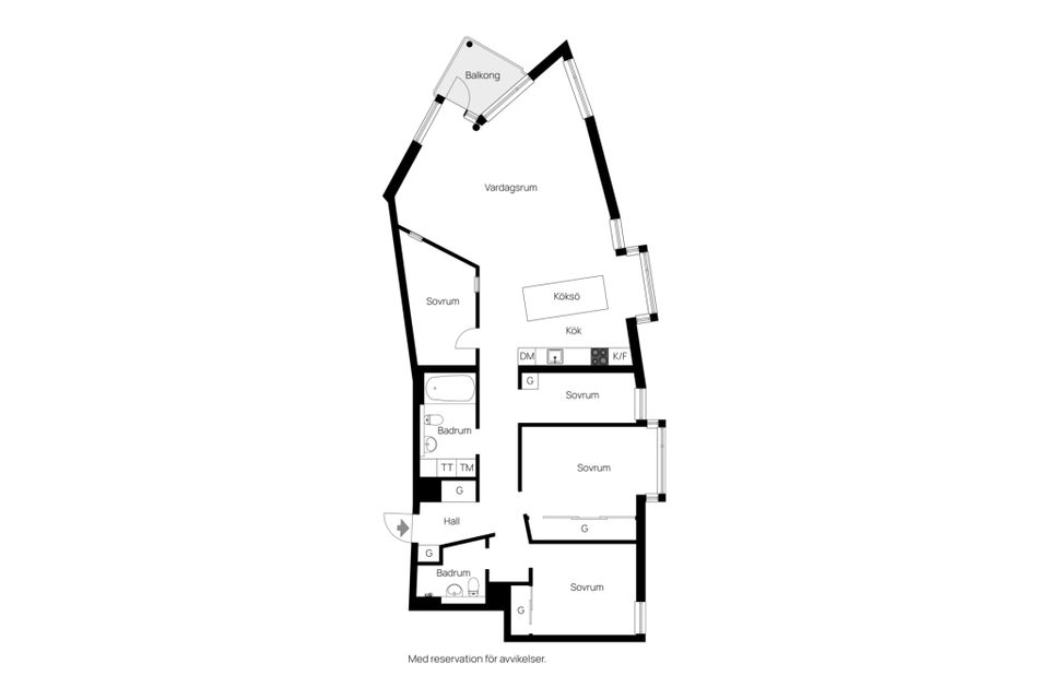 Bostadsrätt, Sickla Kanalgata 19b, Hammarby Sjöstad, Stockholm