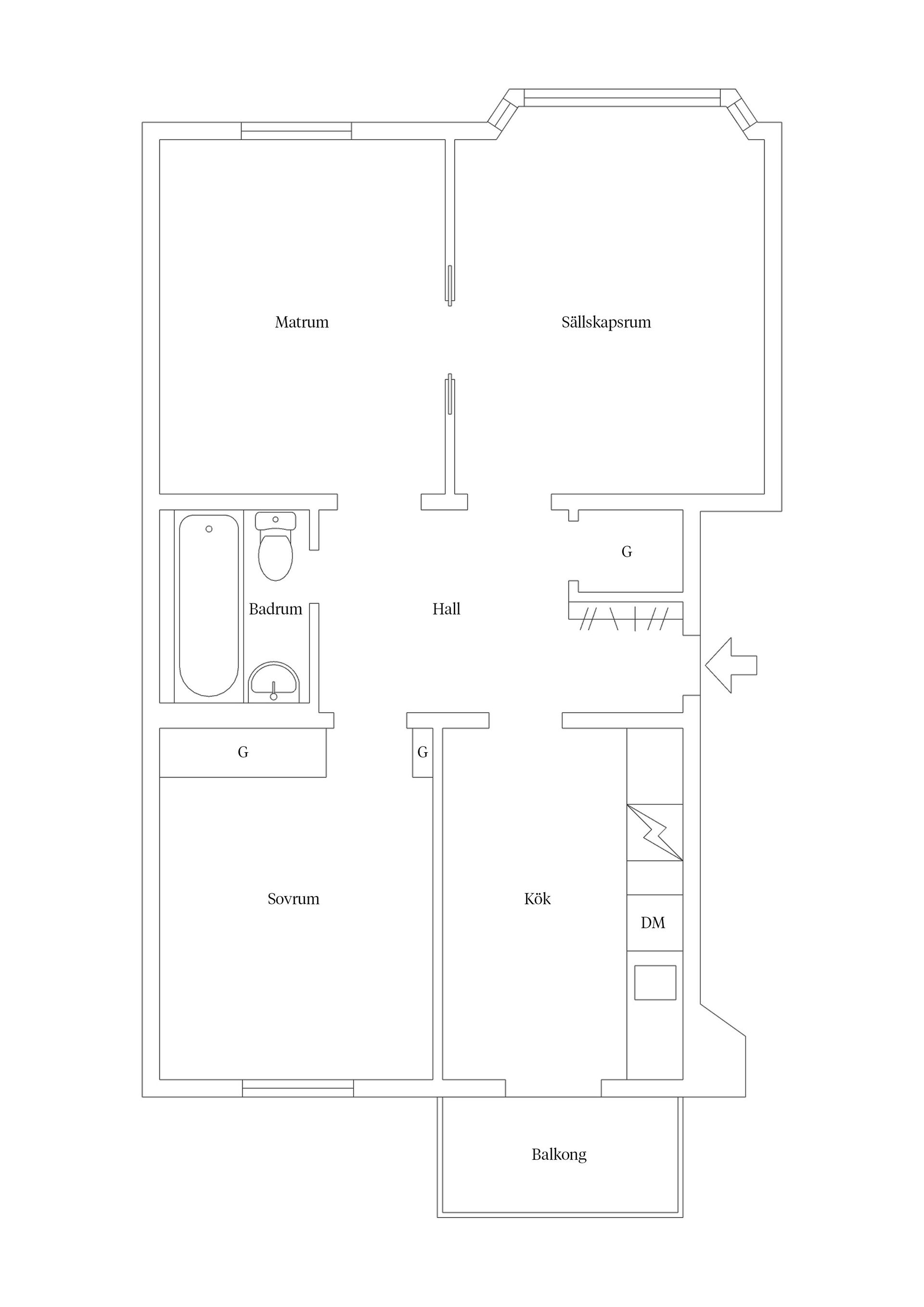 Bostadsrätt, Kastellgatan 8, Davidshall/Malmö Opera, Malmö