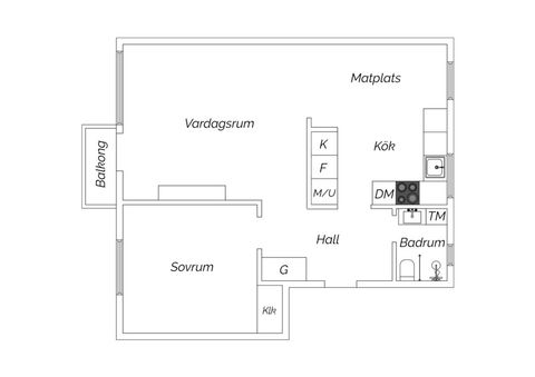 Bostadsrätt, Kyndelsmässogränd 12, Midsommarkransen, Stockholm