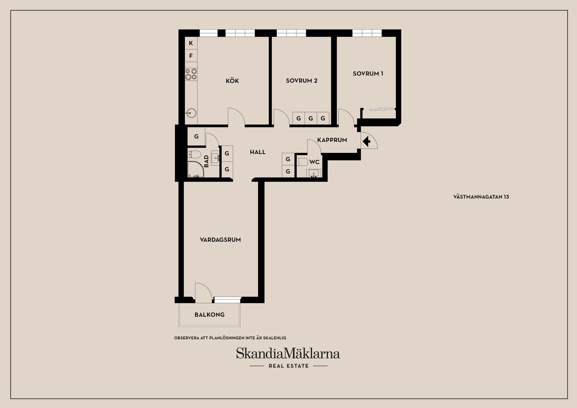Bostadsrätt, Västmannagatan 13, Norrby, Borås
