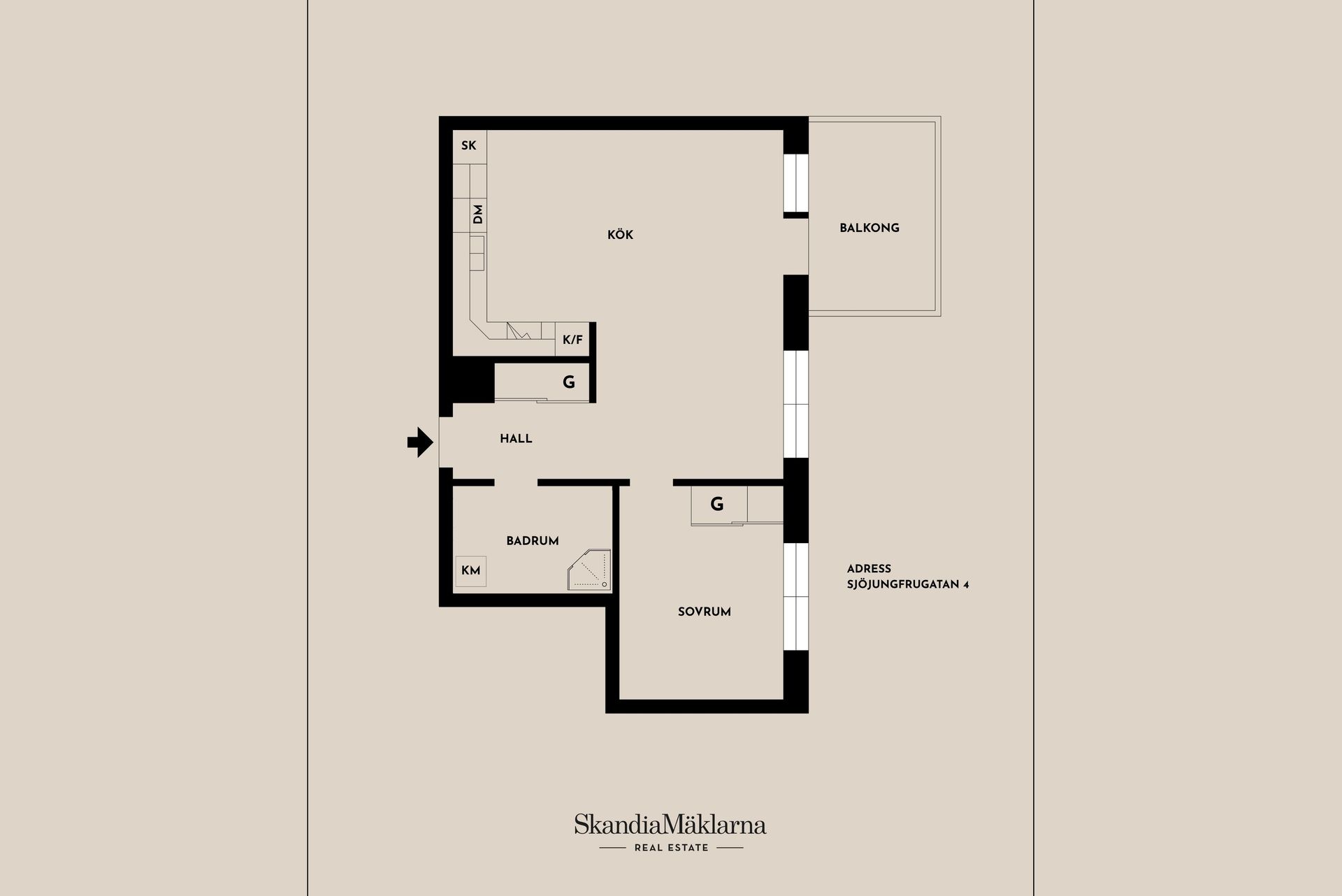 Bostadsrätt, Sjöjungfrugatan 4, Öster Mälarstrand /Notudden, Västerås