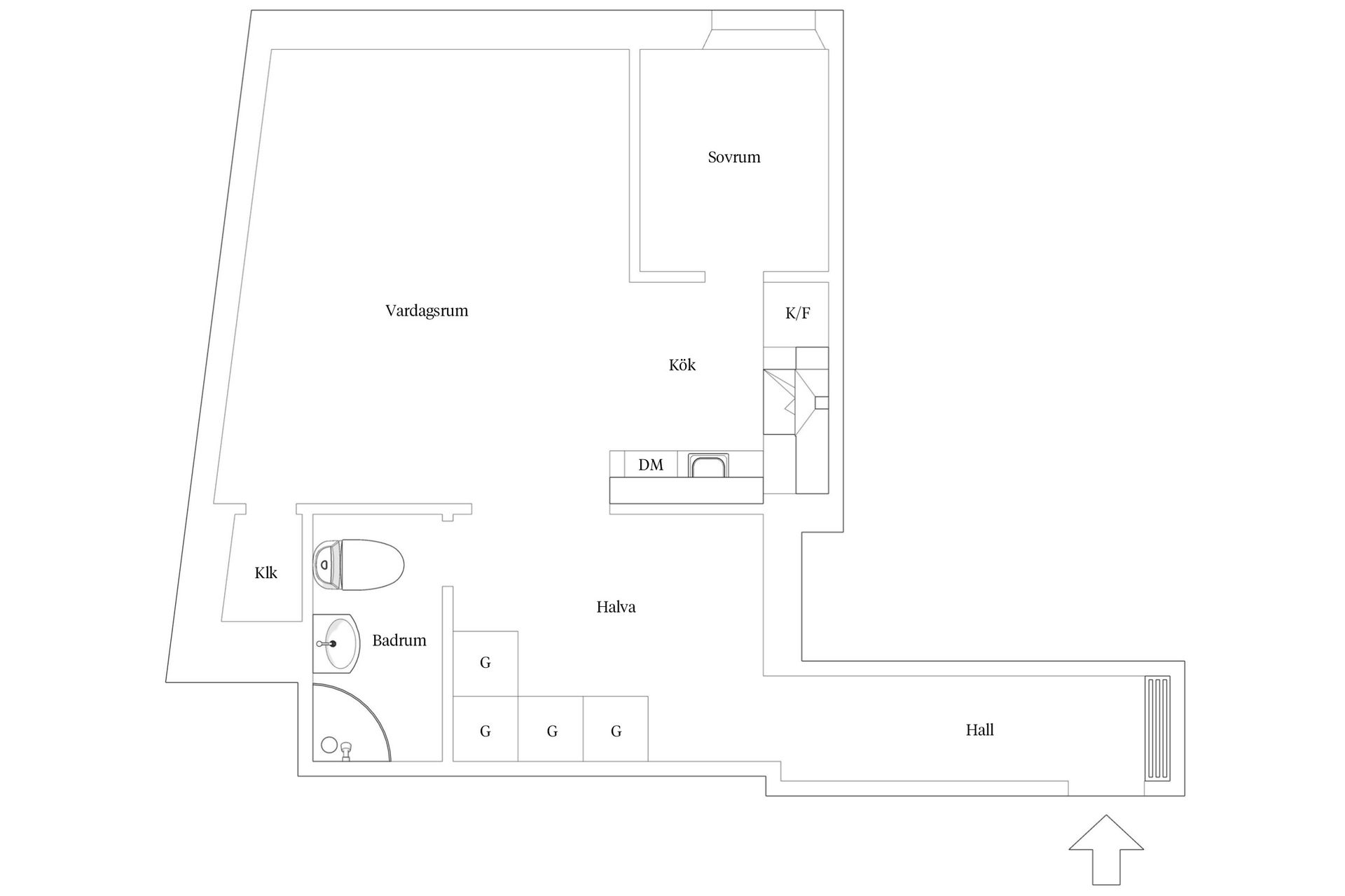 Bostadsrätt, Tobaksspinnargatan 4, Södermalm Högalid, Stockholm