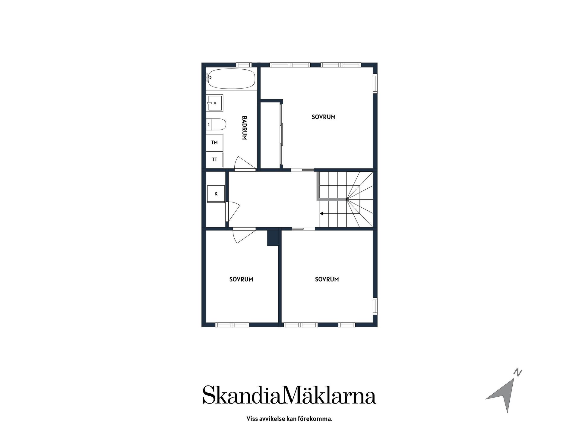 Radhus, Jägarbacken 54A, Strängnäs