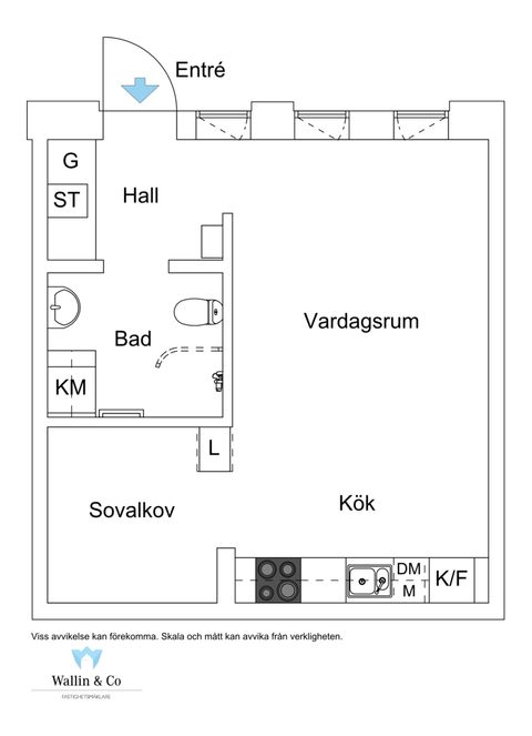 Bostadsrätt, Mjölnarvägen 6 E, Nacka