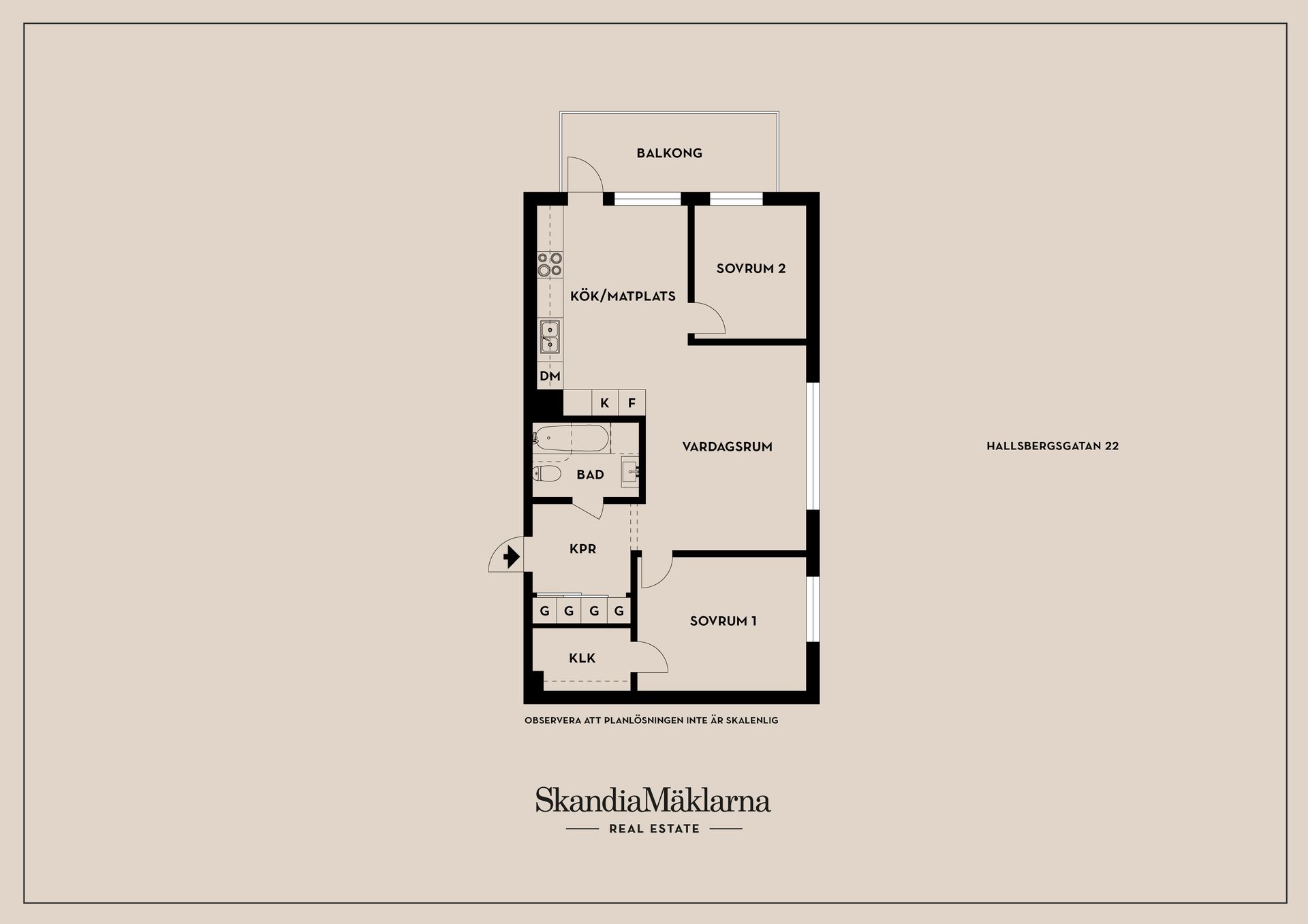 Bostadsrätt, Hallsbergsgatan 22, Hagsätra, Stockholm