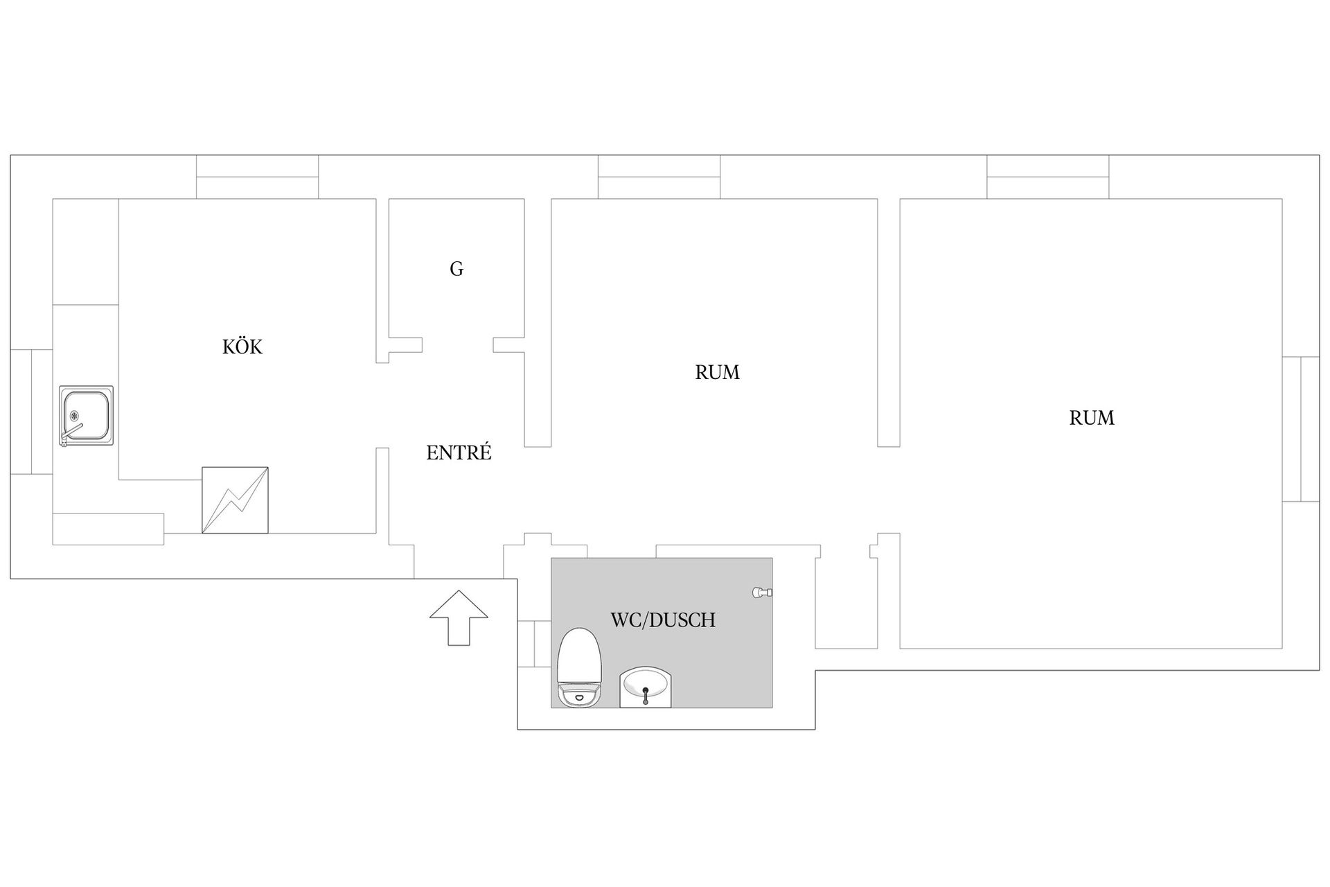 Bostadsrätt, Nikolaigatan 3, Triangeln, Malmö