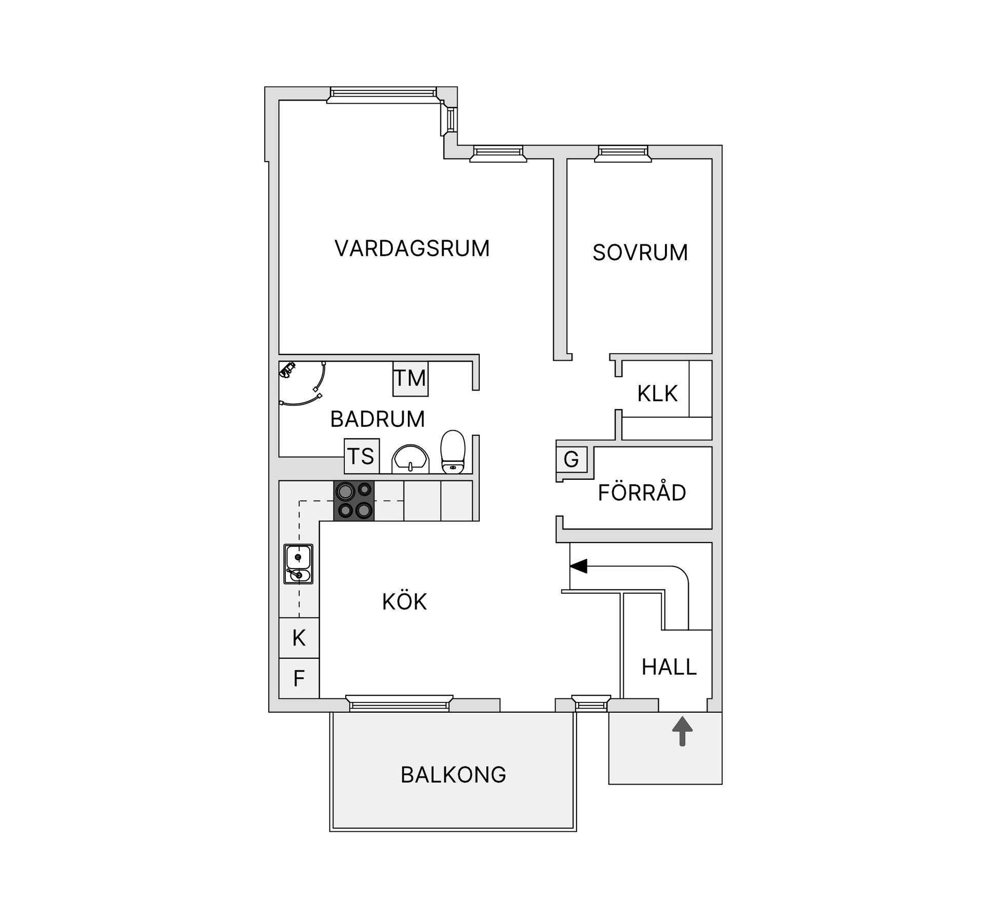 Bostadsrätt, Pepparmyntavägen 2, Gröndal, Värnamo