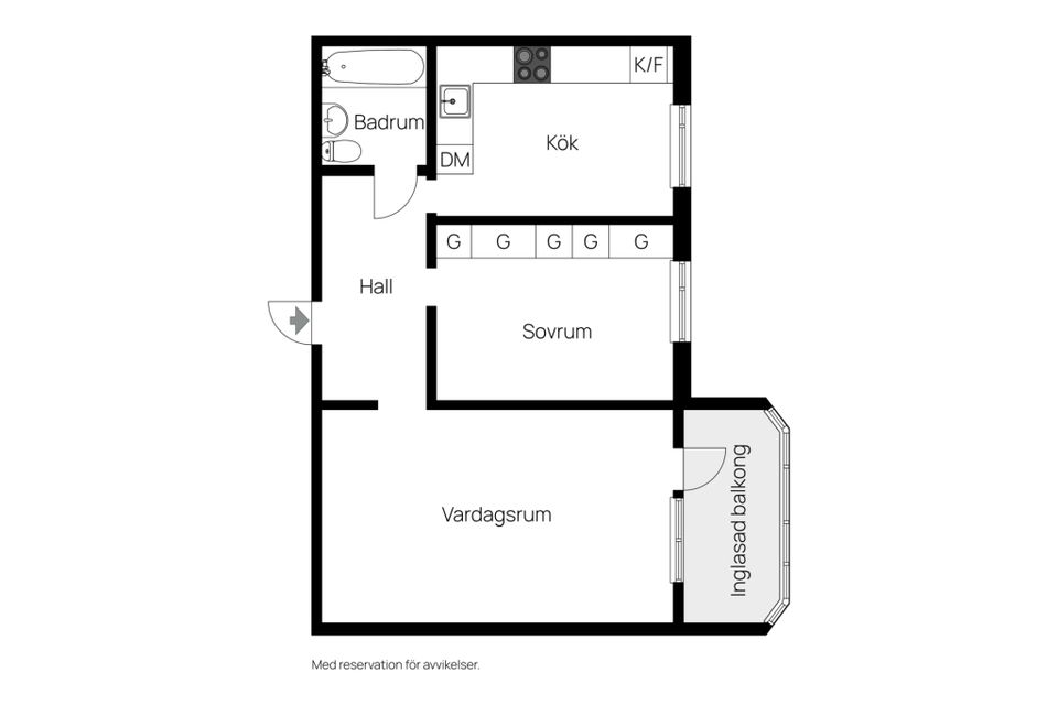 Bostadsrätt, Tallvägen 10, Södertorn, Oskarshamn