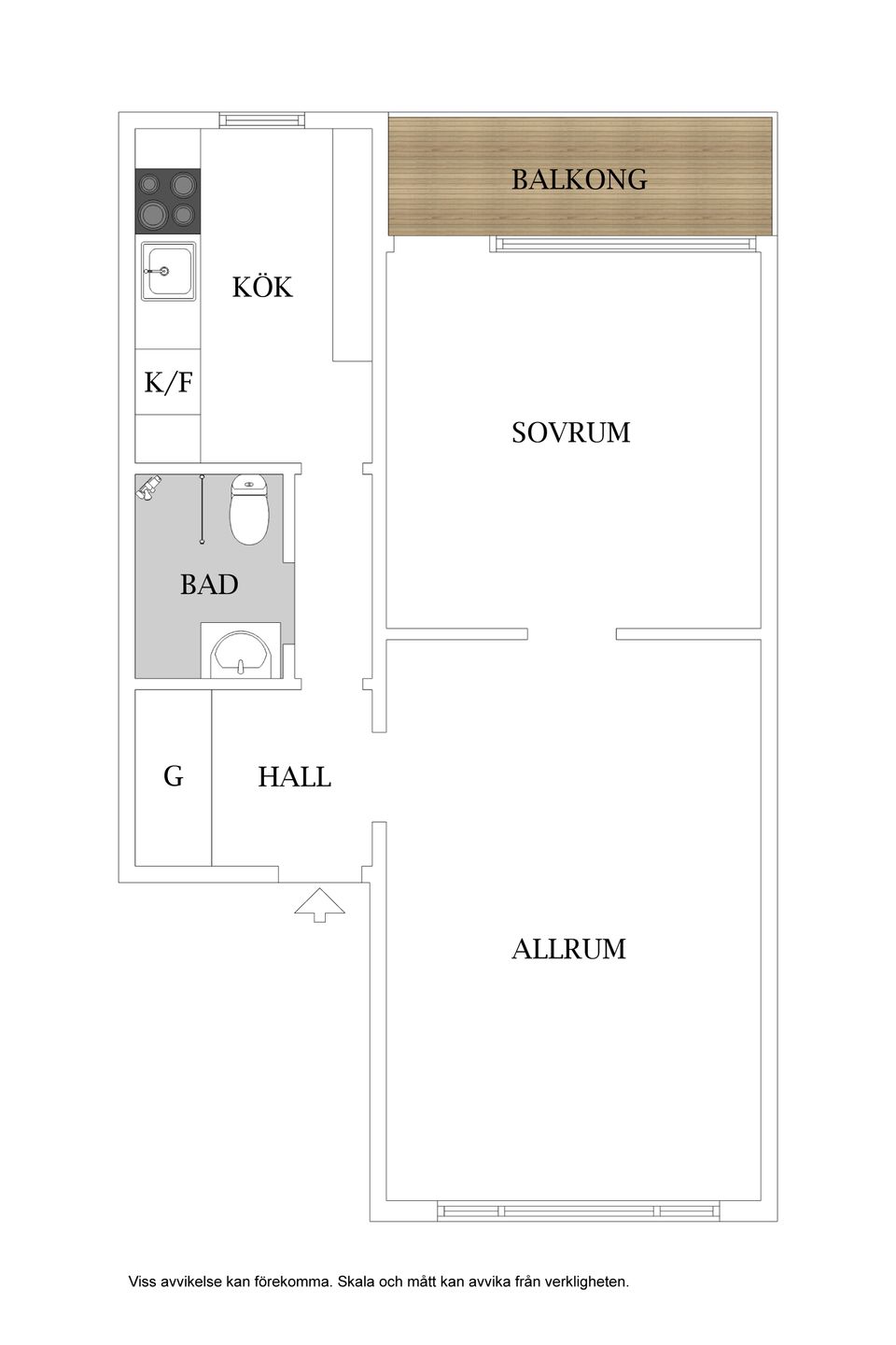 Bostadsrätt, Broddesonsgatan 5, Centralt - Väster, Halmstad