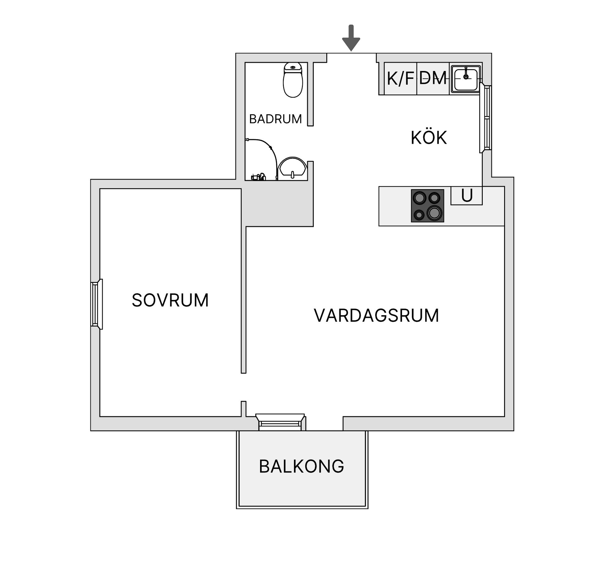 Bostadsrätt, Solvägen 8, Vättersnäs, Jönköping