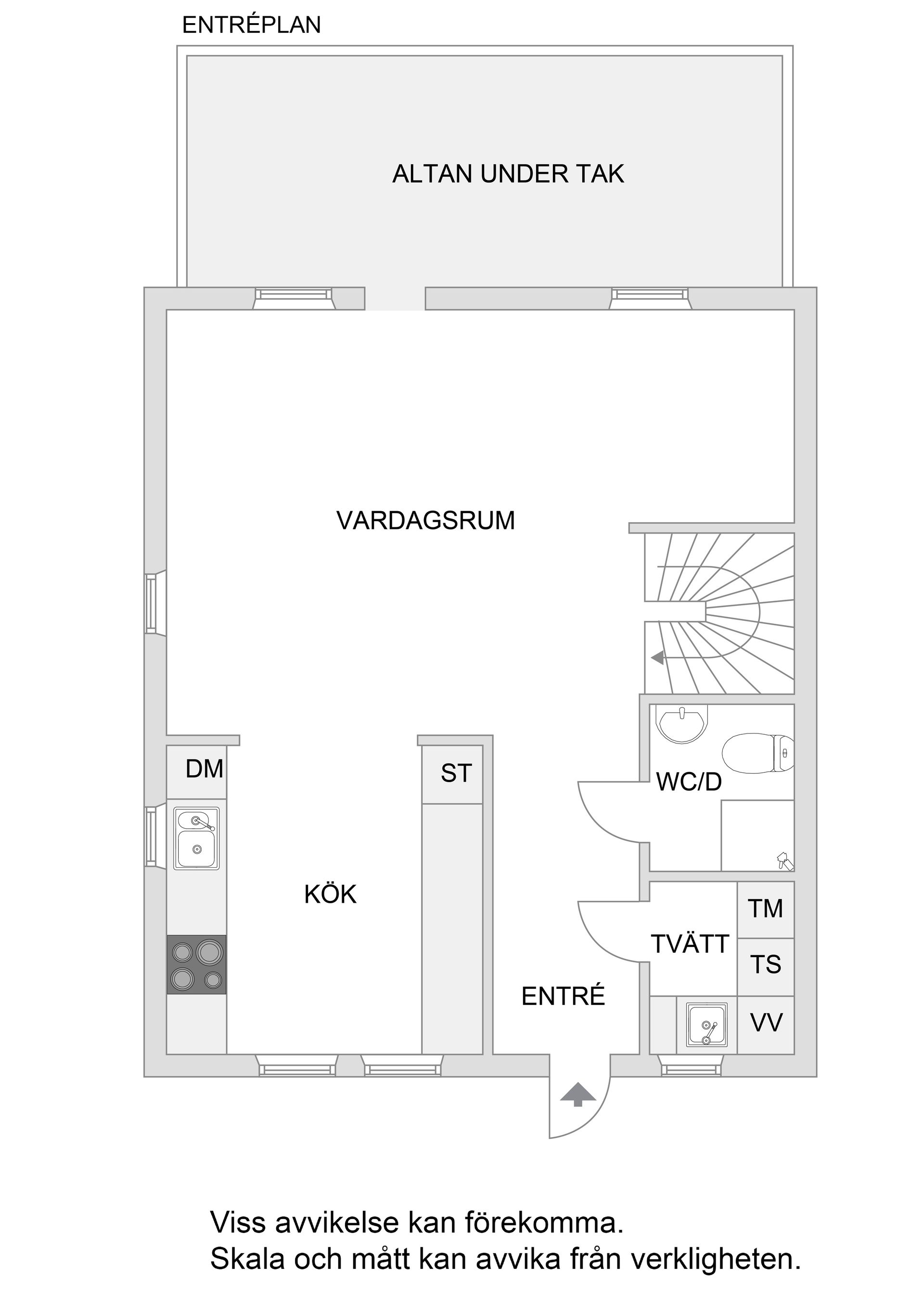 Villa, Radhus, Båtsbacken 2B, Hagviken, Håbo