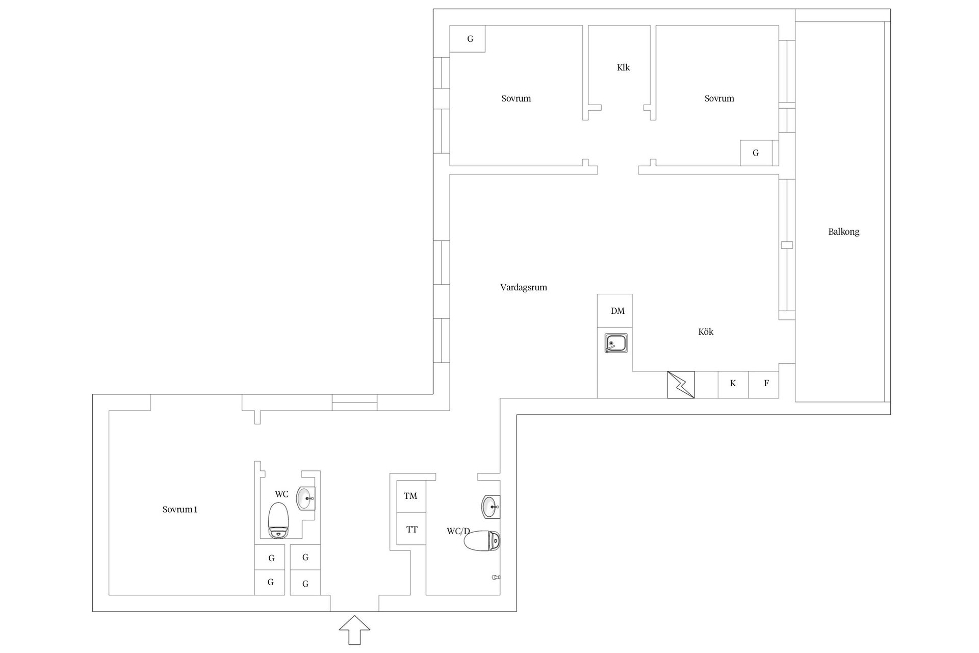 Bostadsrätt, Mariehällsvägen 30B, Bromma - Mariehäll, Stockholm