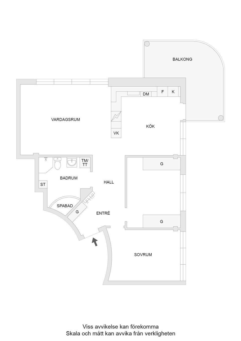 Bostadsrätt, Sjöfartsgatan 71, Luleå