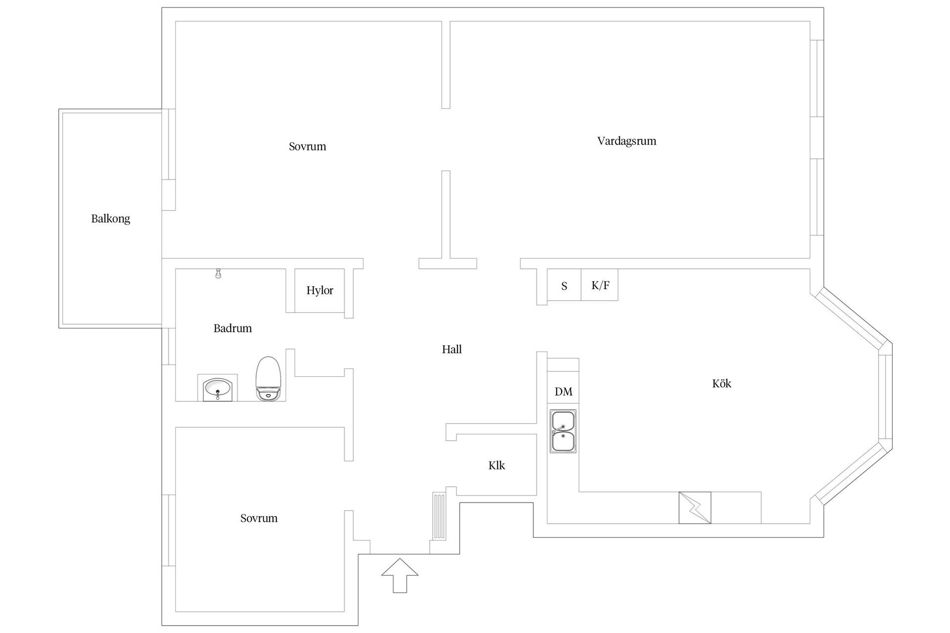 Bostadsrätt, Sallerupsvägen 14, Värnhem, Malmö
