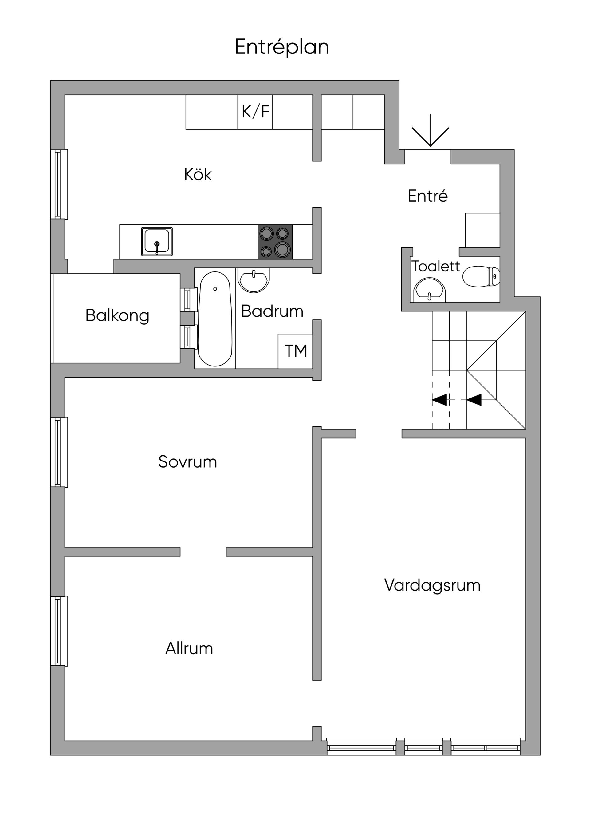 Bostadsrätt, Havsörnsvägen 6, Stockholm