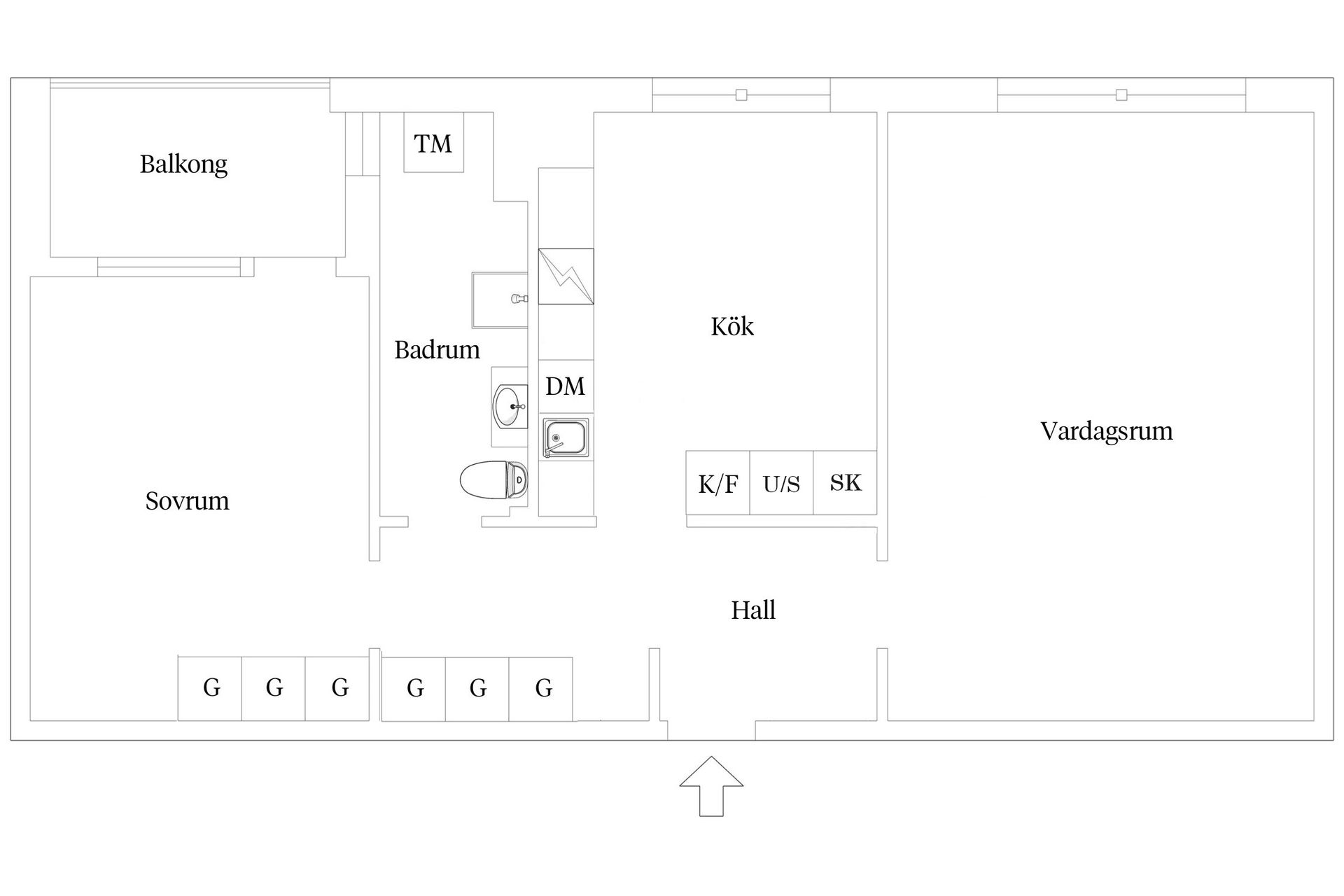 Bostadsrätt, Paradisgatan 14, Masthugget, Göteborg