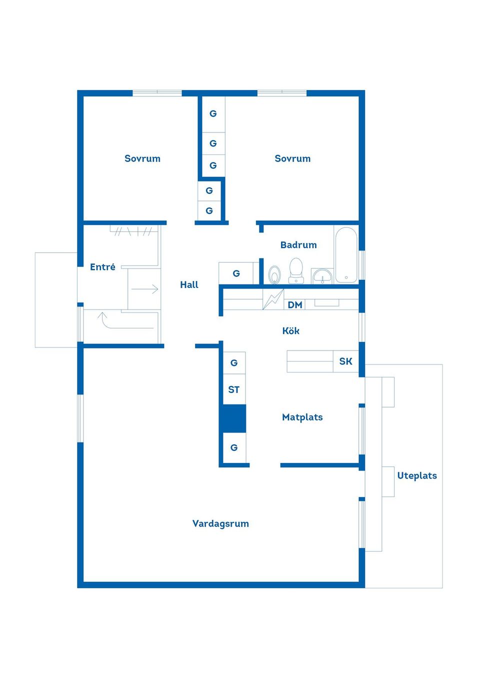 Villa, Domängatan 33, Marieholm, Mariestad