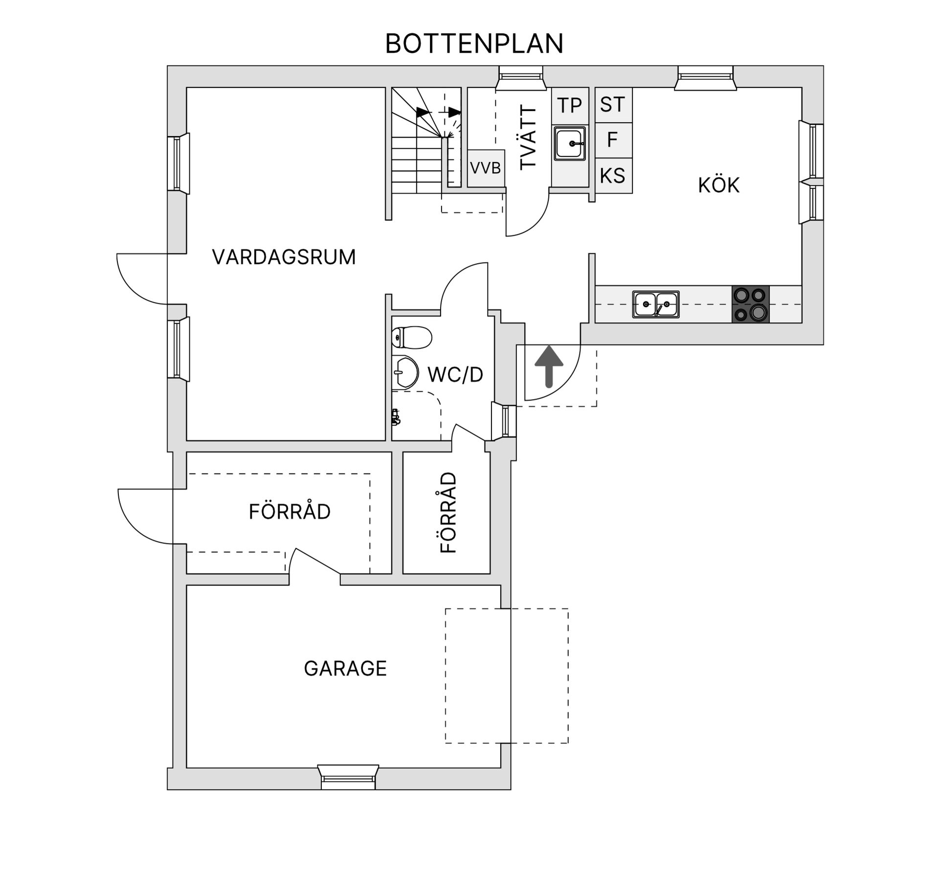 Bostadsrätt, Takdroppsgatan 119, Morö Backe, Skellefteå