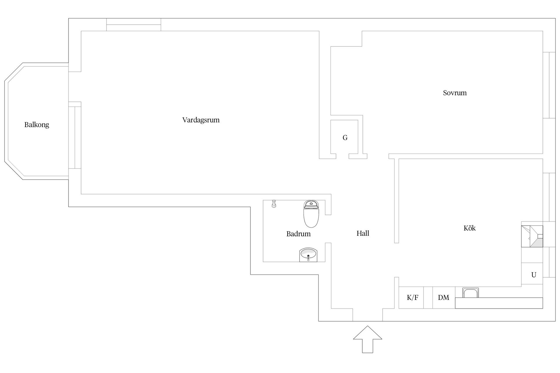 Bostadsrätt, Västtunagatan 42A, Hallstahammar