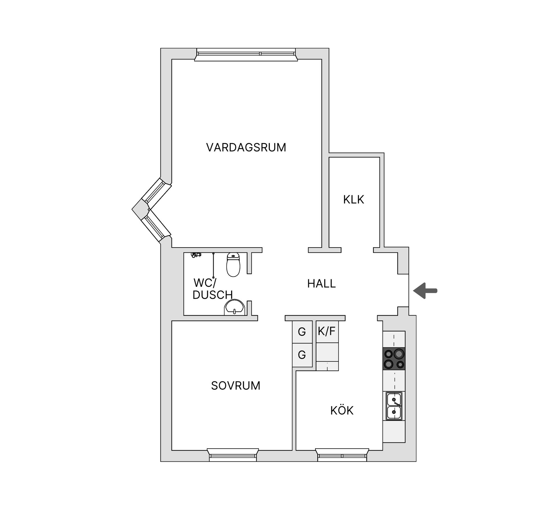Bostadsrätt, Skördevägen 2A, Centralt Öster, Halmstad