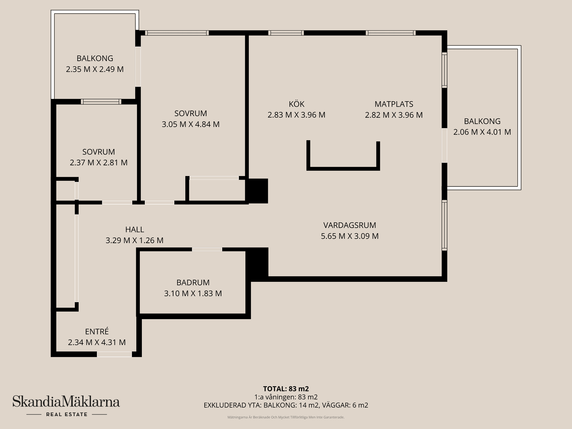 Bostadsrätt, Kanalgatan 19, Centrum, Kristianstad