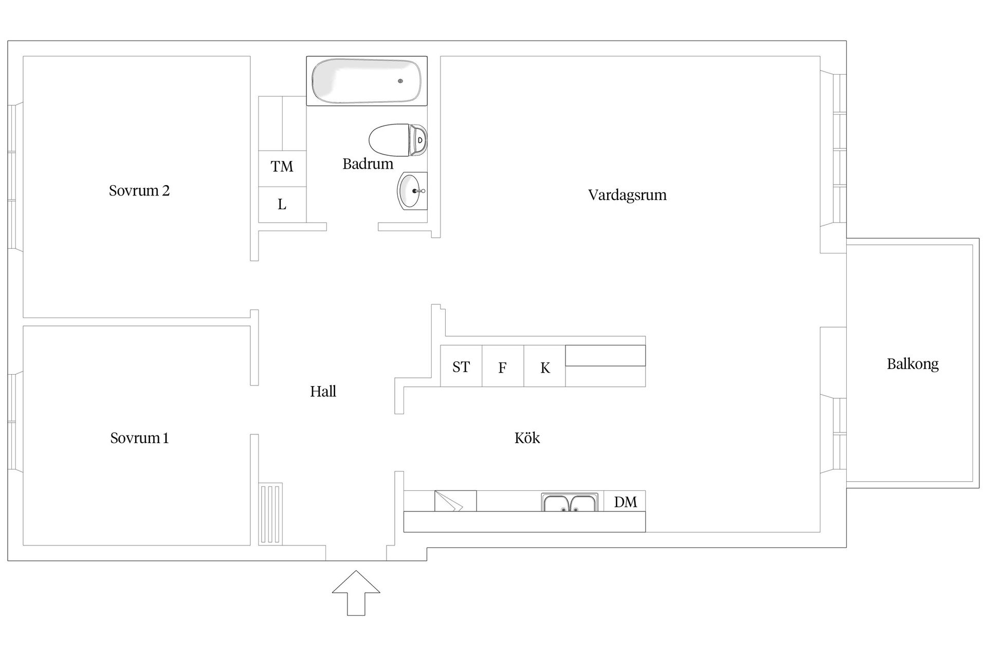 Bostadsrätt, Ystadsvägen 113, 1 tr, Björkhagen, Stockholm