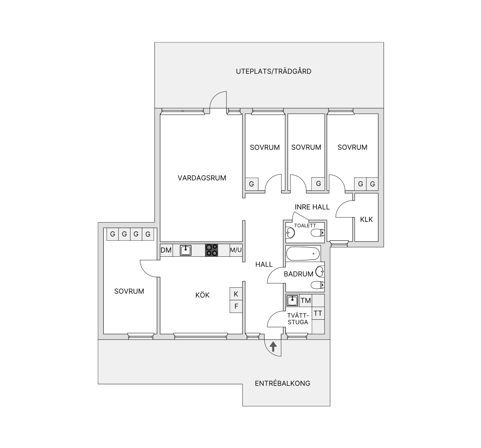 Bostadsrätt, Munkegärdegatan 28, Munkegärde, Kungälv