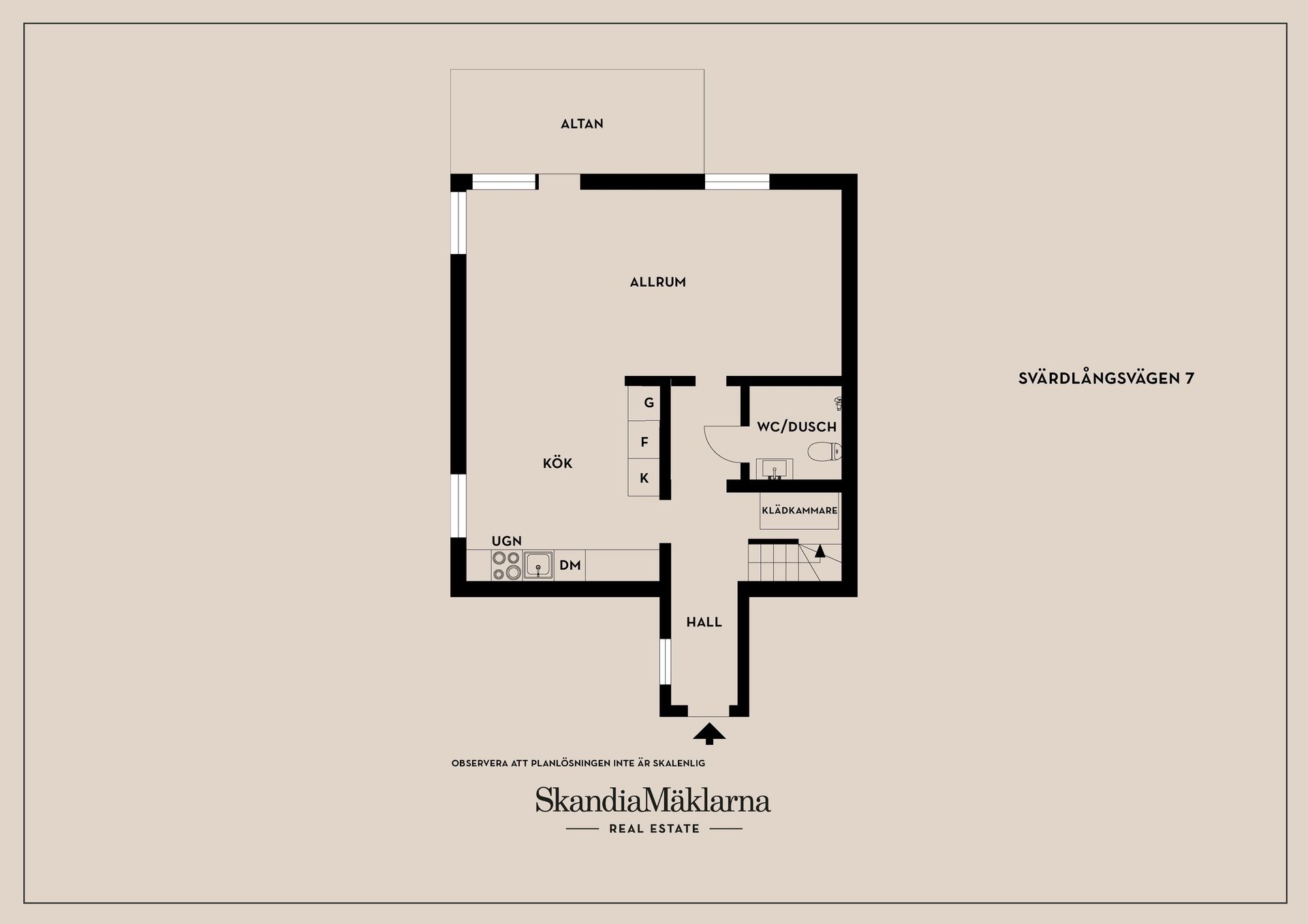 Bostadsrätt, Svärdlångsvägen 7, Årsta, Stockholm