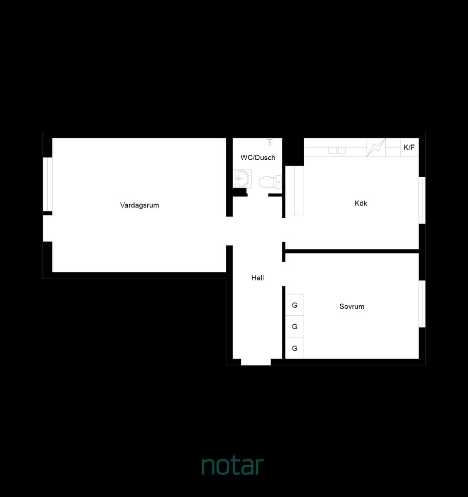 Bostadsrätt, Götgatan 30B, Vasastaden, Linköping