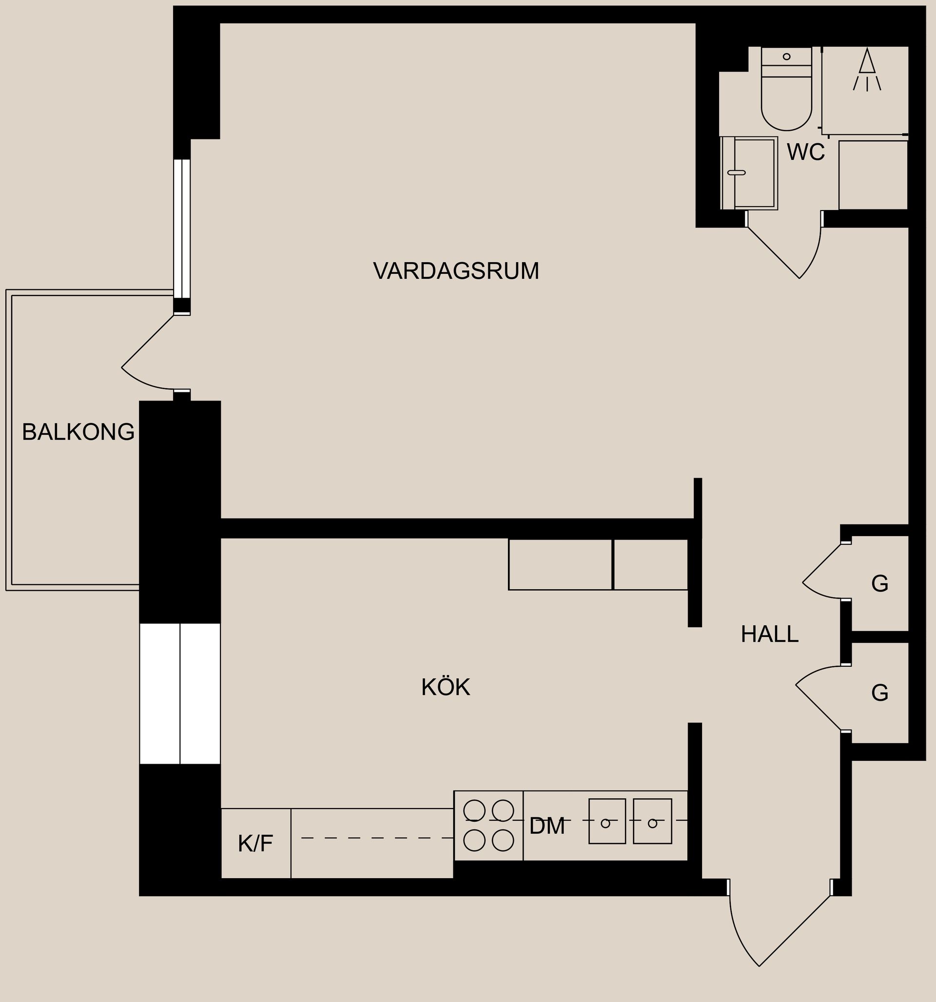 Bostadsrätt, Styrestagatan 8, Oxelbergen, Norrköping