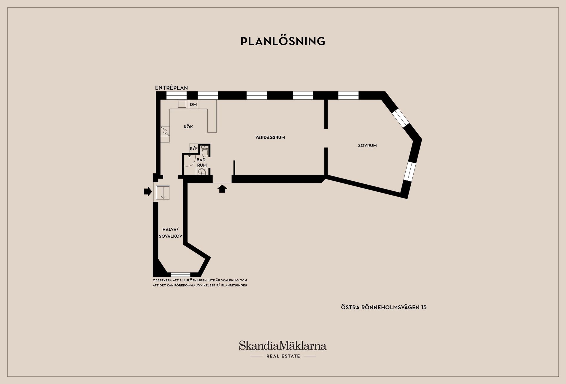 Bostadsrätt, Östra Rönneholmsvägen 15, Davidshall, Malmö