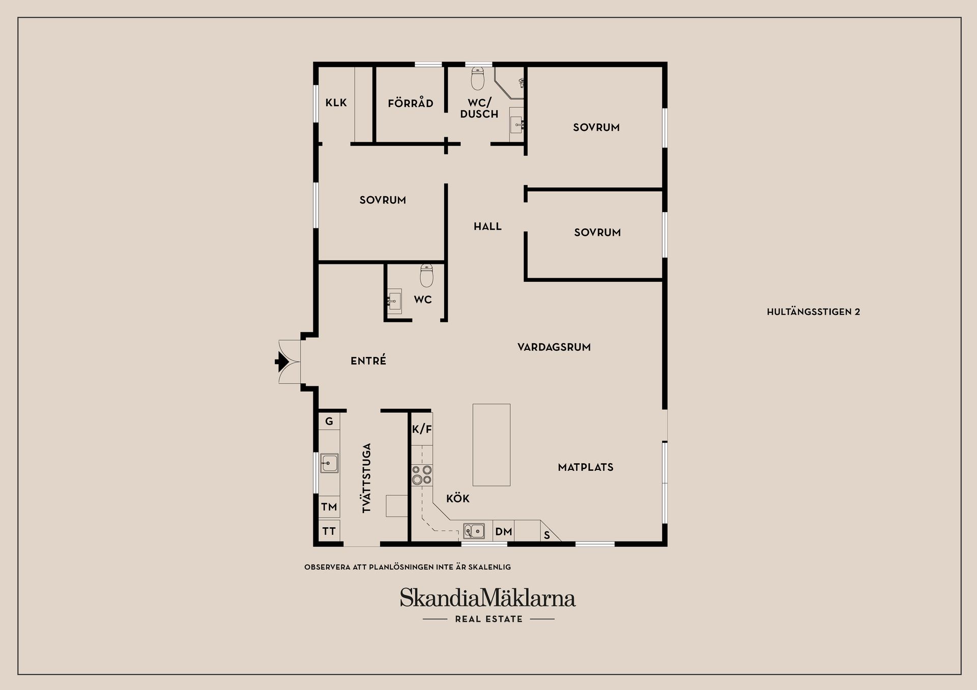 Villa, Hultängsstigen 2, Motala
