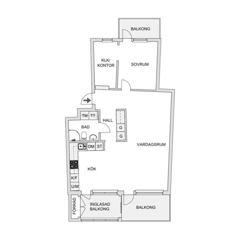 Bostadsrätt, Norra Skeppspromenaden 16, Eriksberg, Göteborg