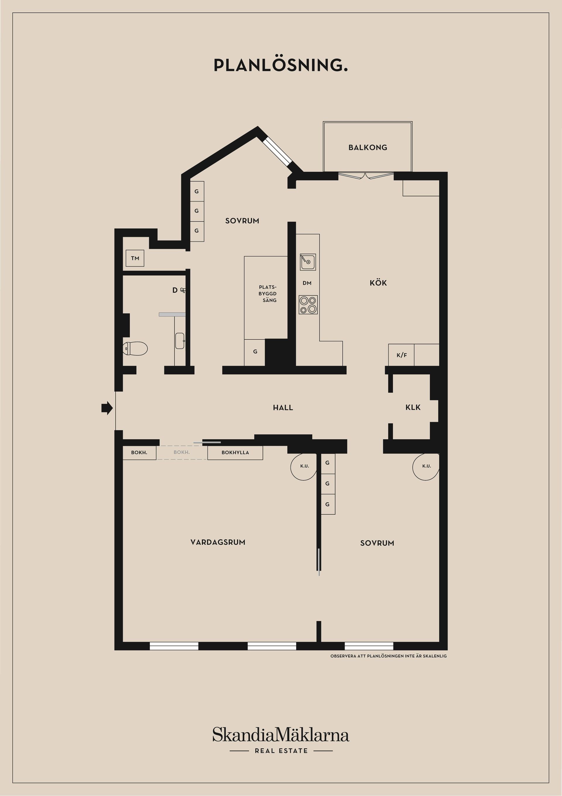 Bostadsrätt, Observatoriegatan 9, 3tr, Vasastan, Stockholm