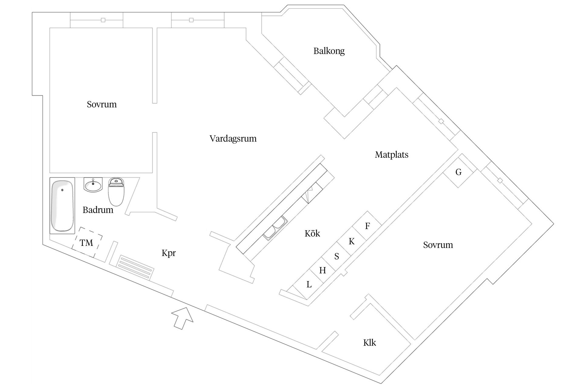 Bostadsrätt, Bryggaregatan 11M, Trelleborg Väster, Trelleborg