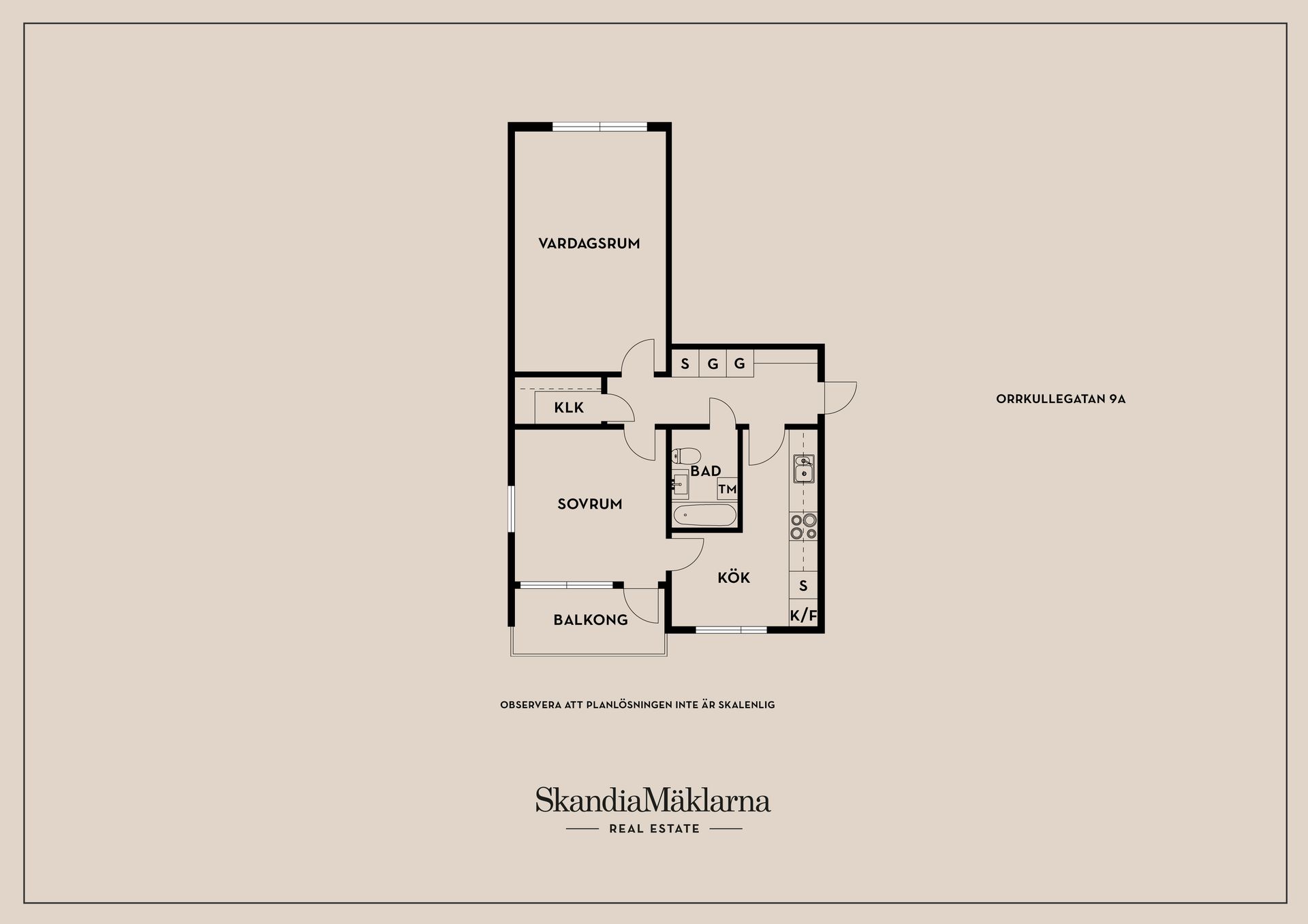 Bostadsrätt, Orrkullegatan 9A, Grums