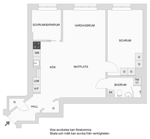 Bostadsrätt, Hallandsgatan 30, 2 tr, Södermalm - Skanstull, Stockholm