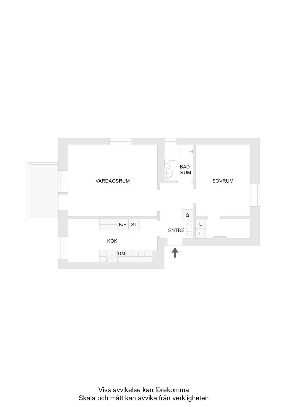 Bostadsrätt, Skyttegatan 1C, Haga, Västerås