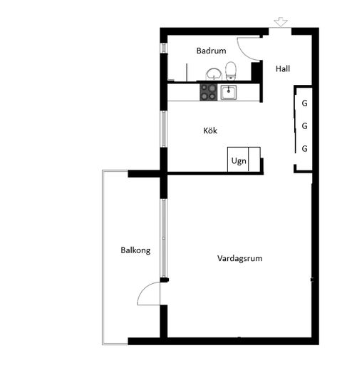 Bostadsrätt, Klövervägen 14, Norsborg, Botkyrka