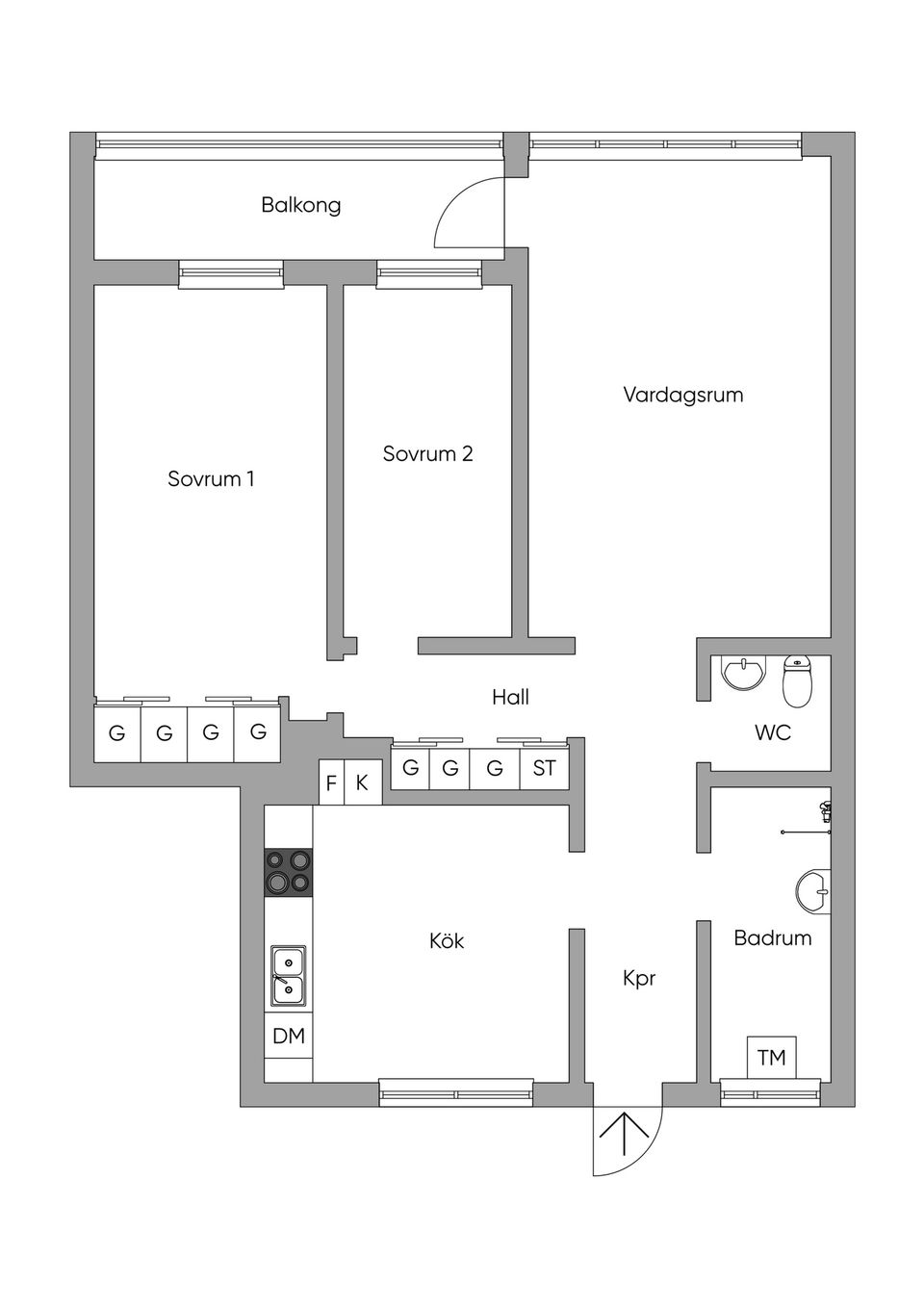 Bostadsrätt, Våxtorpsgränd 26, Stockholm