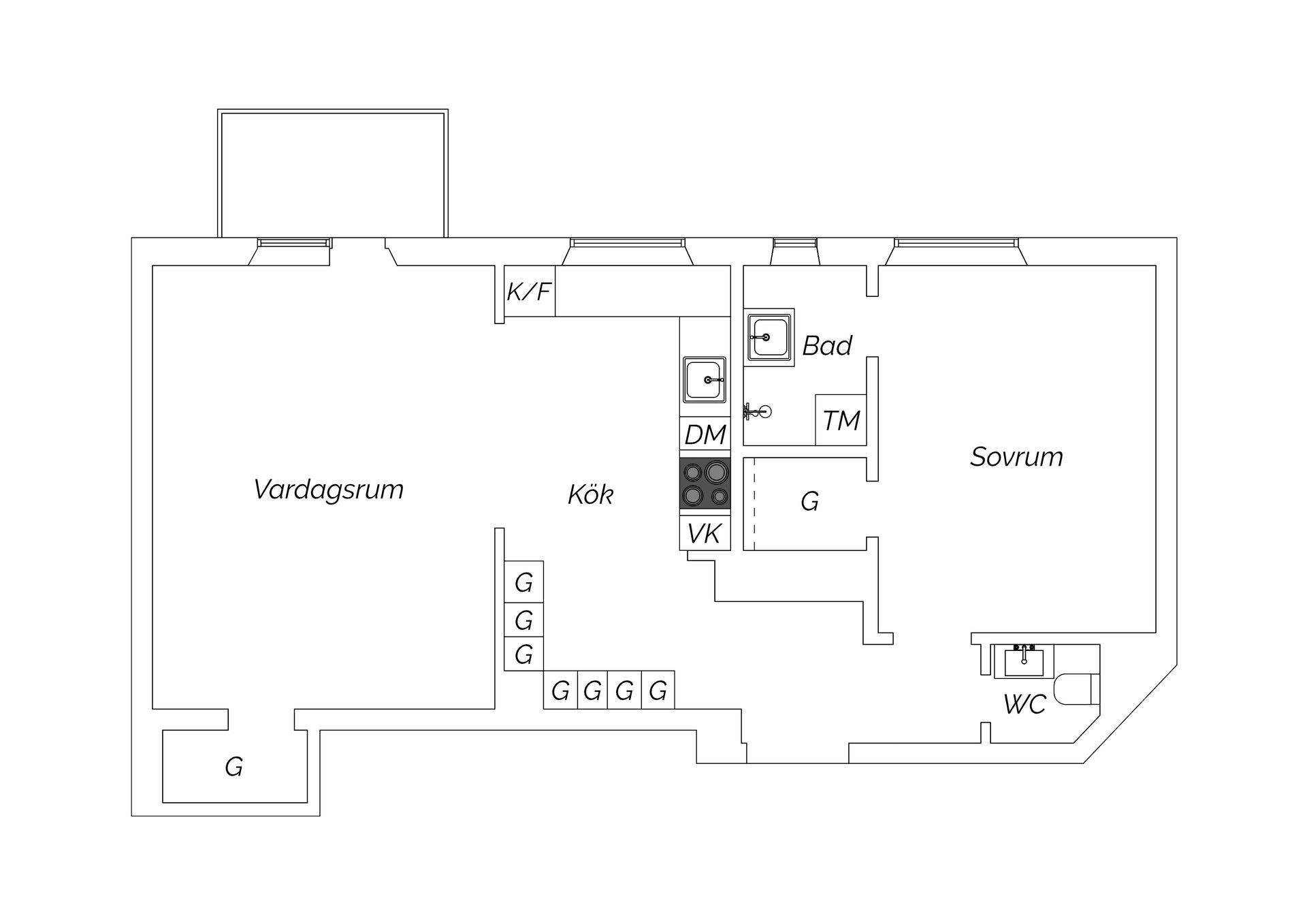 Bostadsrätt, Vattenledningsvägen 49, Midsommarkransen, Stockholm
