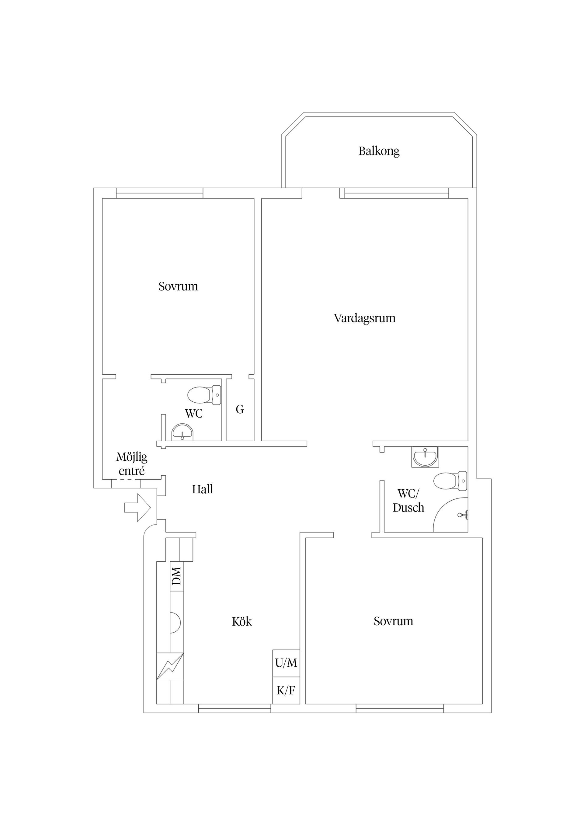 Bostadsrätt, Korsörvägen 4A, Dammfri, Malmö