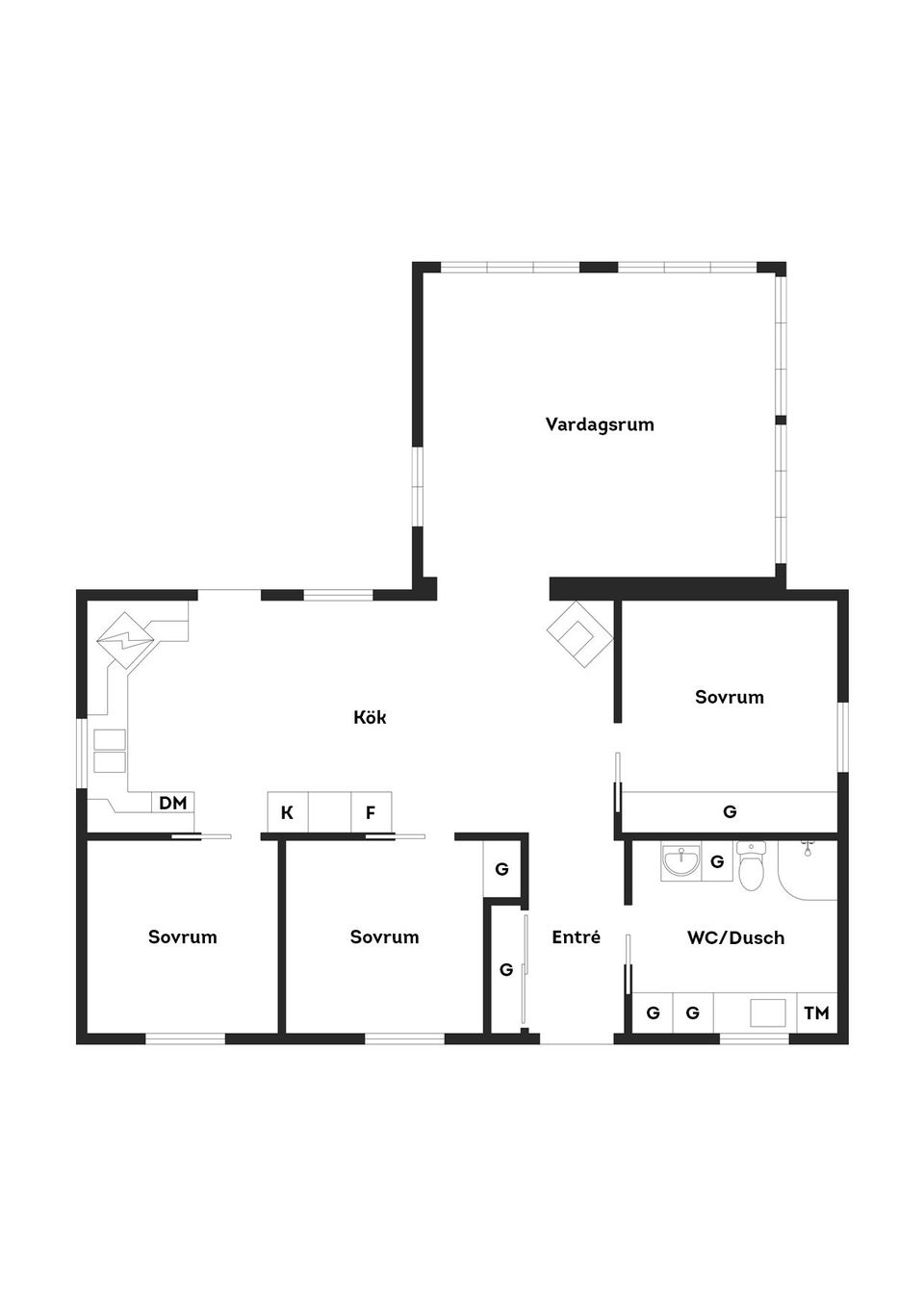 Villa, Mannesskärsvägen 18, Söderhamn - skärgården, Söderhamn