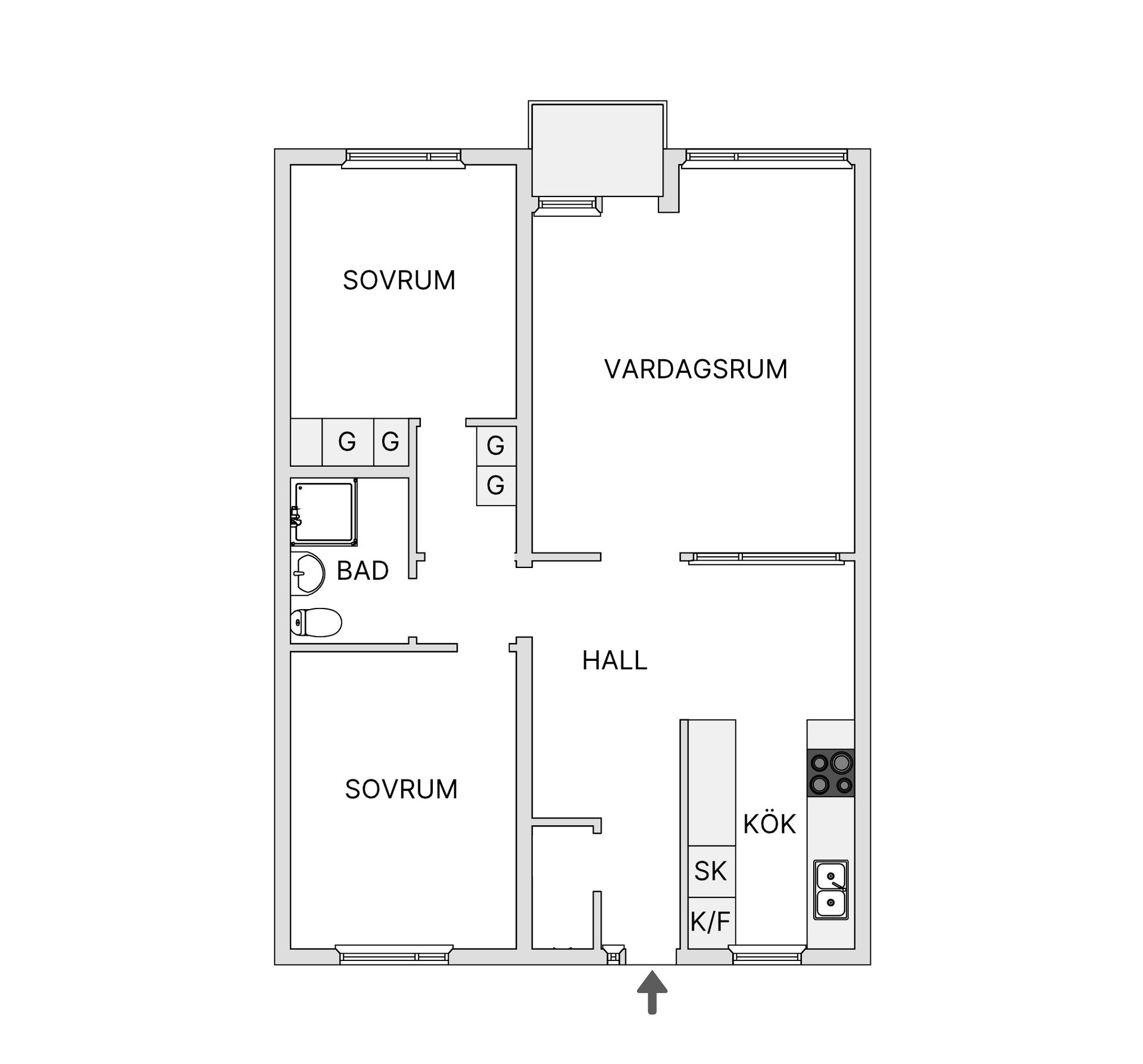Bostadsrätt, Kvarnkullevägen 6 U, Torslanda - Centralt, Göteborg