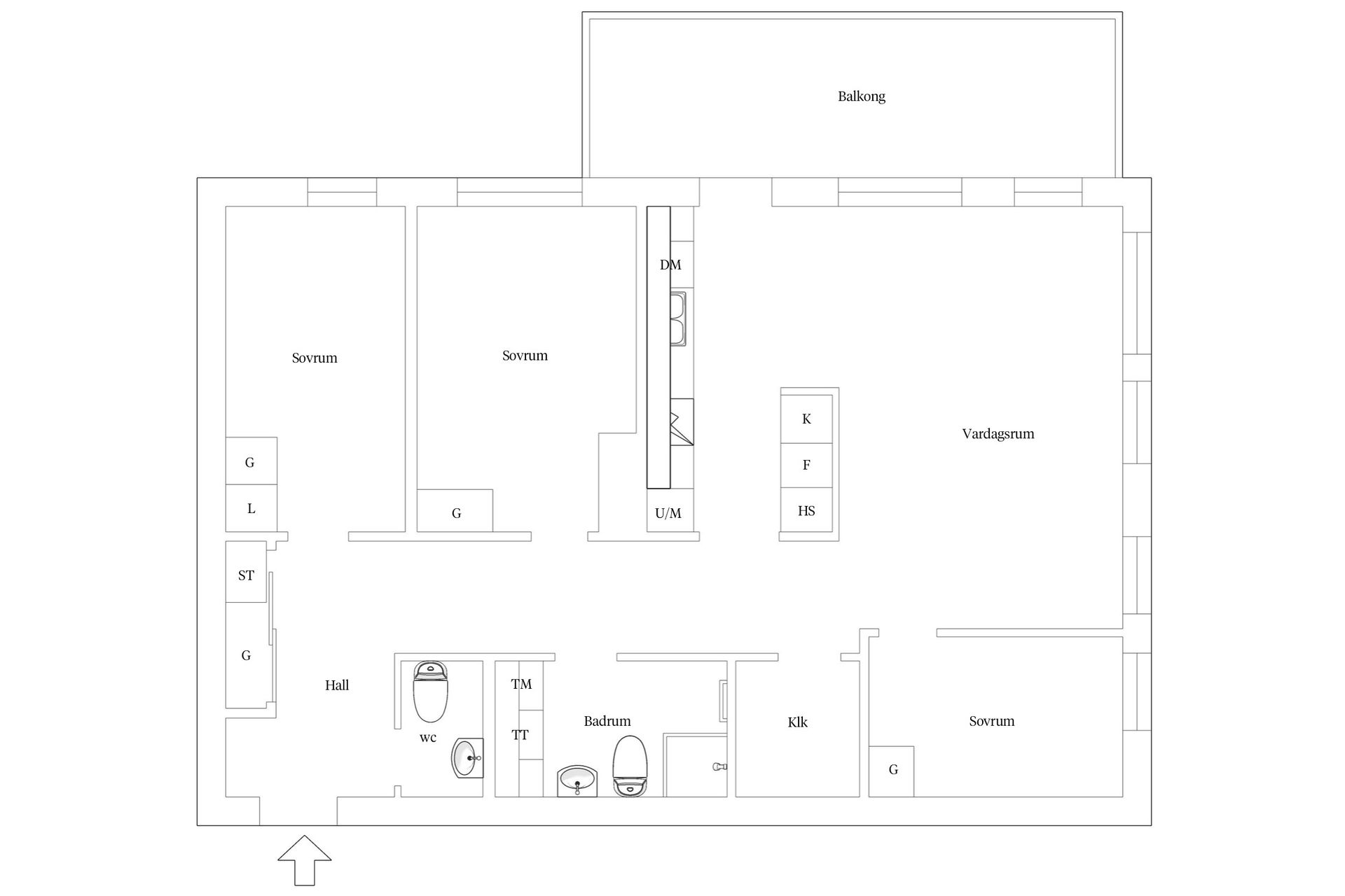 Bostadsrätt, Kanalgatan 19, Kristianstad - Centrum, Kristianstad